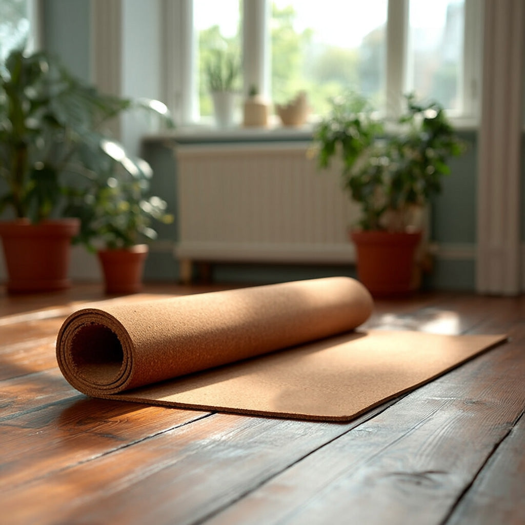 Natural Cork Yoga Mat - Eco-Friendly 5mm
