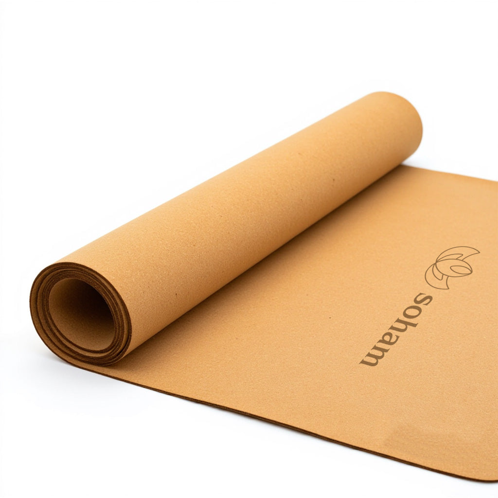 Natural Cork Yoga Mat - Eco-Friendly 5mm
